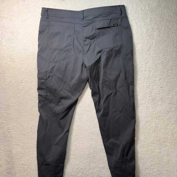 Prana Standard Straight Pants Cargo Pocket Size 40x32 Belted Nylon Gorpcore - Picture 6 of 9